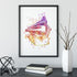 Eye Nerves Anatomical Watercolor Art Print