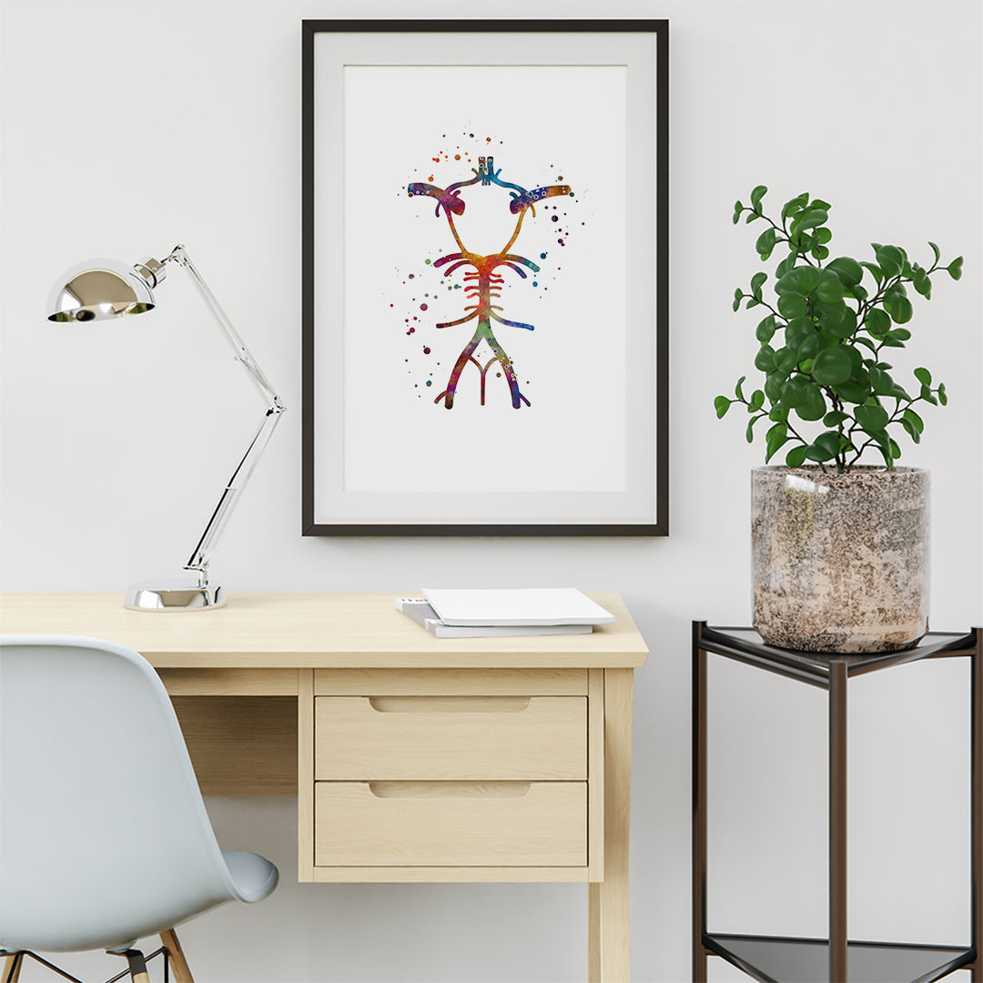 Circle of Willis Art Print - Neurologist Office Decor