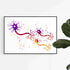 Connexion Of Neurons Watercolor Art Print