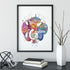 Duodenum Human Internal Organs Watercolor Art Print