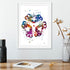 Insulin Structure Watercolor Print Еndocrinology Poster