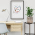 Stethoscope Art Print for Nurse Office Decor