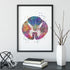 Thoracic Spinal Cord Cross Section Art Print