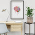 Brain Art Print - Clinic Wall Decor