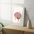Brain Art Print - Clinic Wall Decor