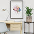 Colorful Brain Art Print – Neurology & Psychology Decor
