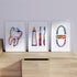 Dental Hygienist Gift – Set of 3 Colorful Prints