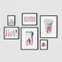Dental Prints Set – Colorful Wall Art for Dentist Office