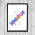 DNA Art Print Science Decor