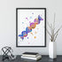 DNA Art Print Science Decor