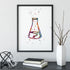 Chemistry Wall Art - Erlenmeyer Flask Print
