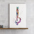 Esophagus and Stomach Anatomy Art Watercolor Print