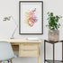 Heart Tree Watercolor Anatomy Art Print