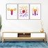 Male and Female Reproductive System Fertilization - Set of 3 Prints