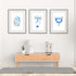 Medical Art for Urology Clinics - Set of 3 Watercolor Prints