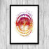 Open Mouth Watercolor Art Print - Medical Office Decor