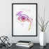 Eye lachrymal Gland and Nasal Duct Art Print