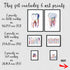 Dental Prints Set – Colorful Wall Art for Dentist Office